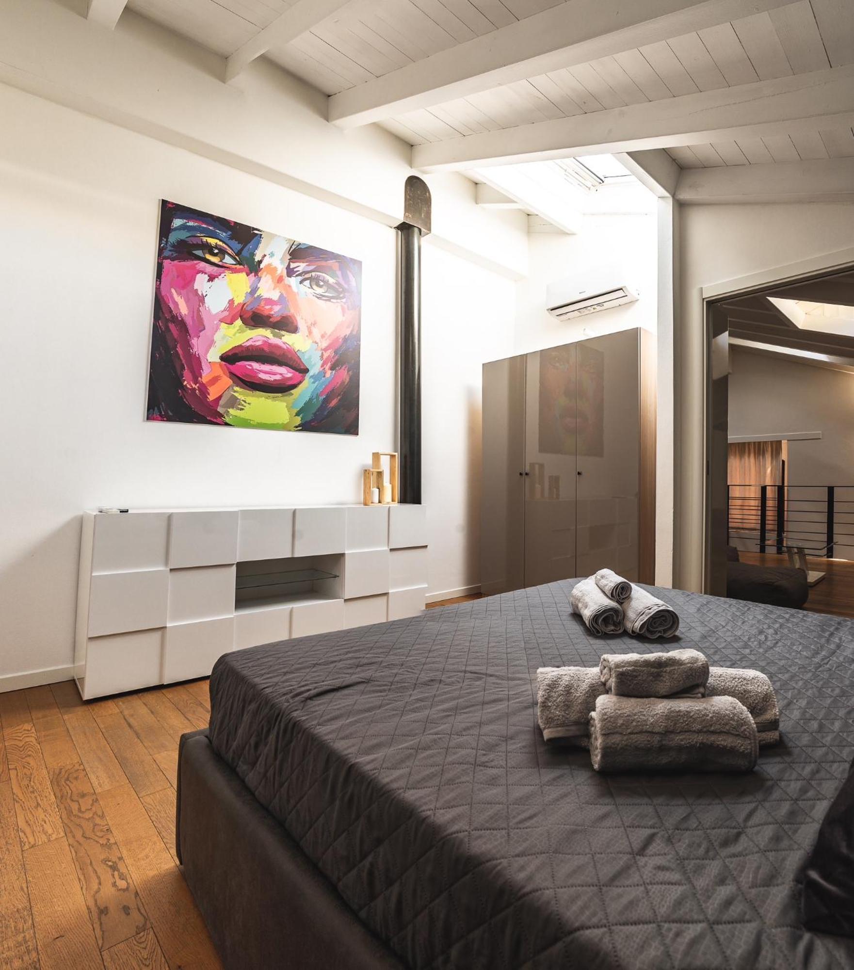 Luxury Industrial Apt Vicino Al Centro Con Garage Brescia Zewnętrze zdjęcie